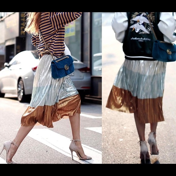 ZARA MIDI PLEATED SKIRT BRAND NEW WITH TAGS MEDIUM - Picture 5 of 7